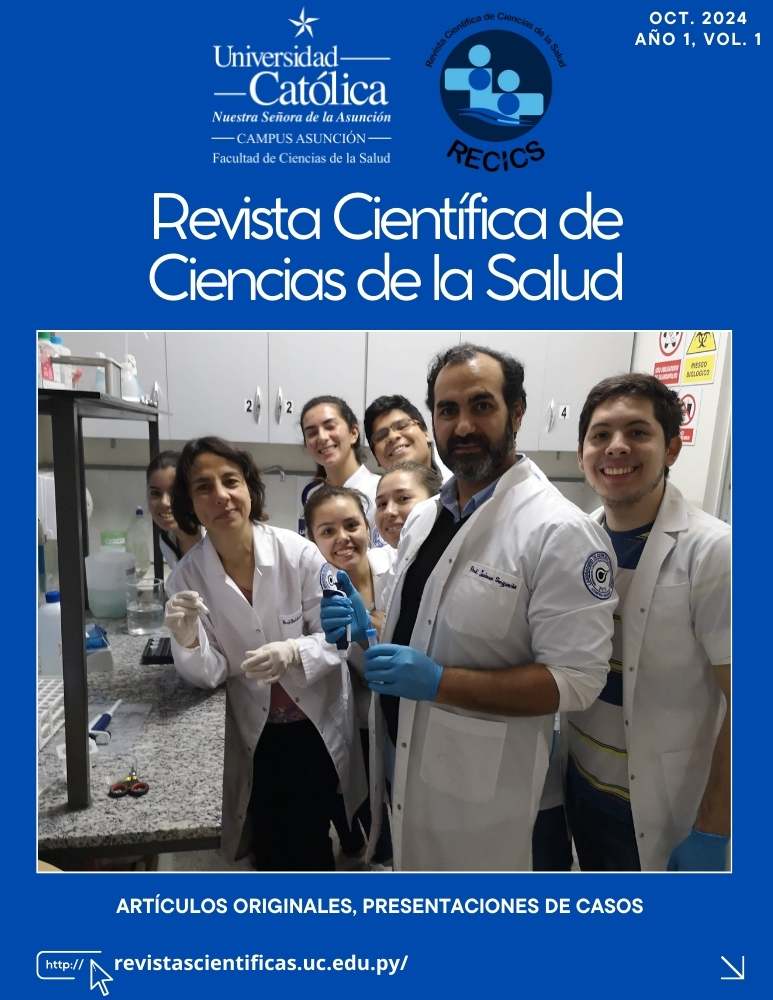 					Ver Vol. 1 Núm. 1 (2024): Revista científica de la Facultad de Ciencias de la Salud de la Universidad Católica de Asunción
				